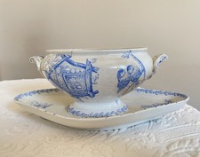 Ancienne Saucière  Terre de Fer Compagnie Franco Anglaise Sordoillet Cottage