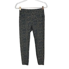 New Varley Let's Move High Rise Leggings Cluster Leopard Print Medium M Workout