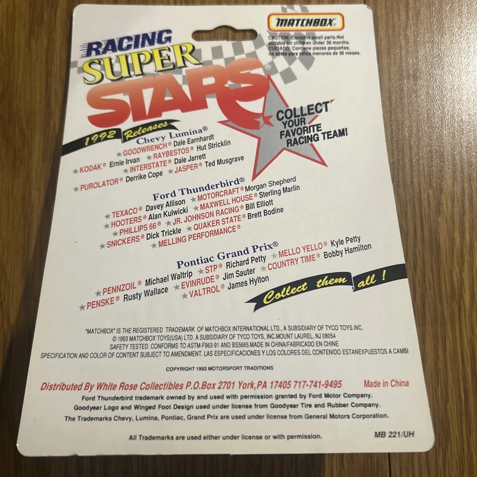 Jeff Gordon Matchbox 1993 1/64 #24Dupont Chevrolet Diecast Rookie NUEVO Foto 3 de 3