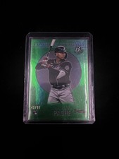 2021 BOWMAN PLATINUM PLATINUM ETCHINGS GREEN #PET13 CRISTIAN PACHE/99