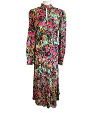 YAS Women’s Multi Floral Midi Dress XS UK  6-8