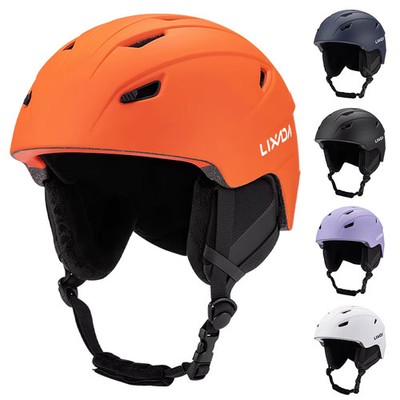 Ski Helmet Integrated Warm Snow Sports Helmet Adjustable Lightweight Comfortable