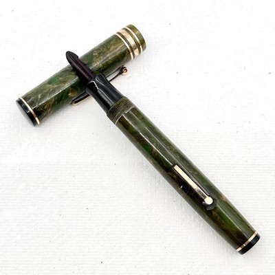 Wahl Eversharp Decoband Brazilian Green Fountain Pen w/o Nib, Mono - Sold as is!