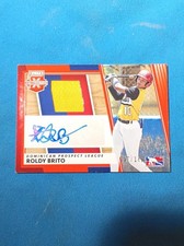 2022 Panini Elite Extra Edition Prospect Roldy Brito Rpa 47/149