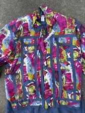 Donna Toran 100 Silk Vintage Tracksuit Large Matching Set