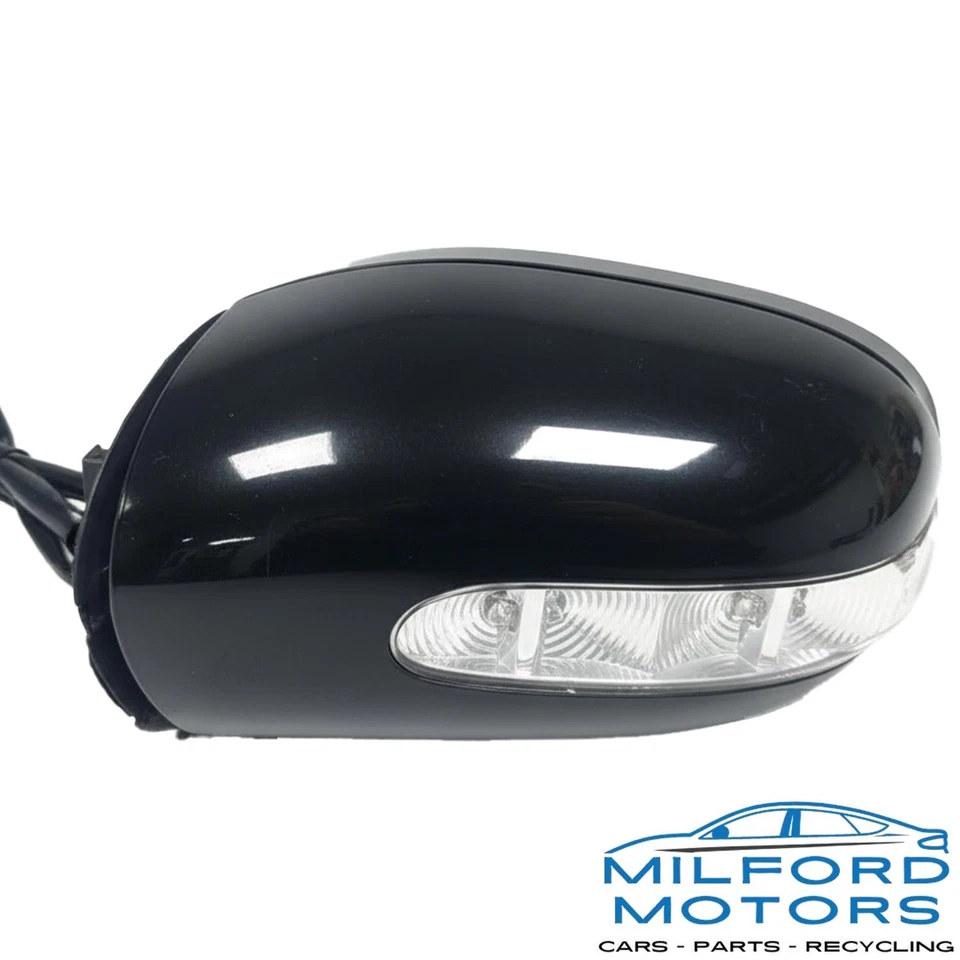 Espejo retrovisor lateral del conductor negro plegable eléctrico para Mercedes-Benz Clase E 2003-2006 3,2 L Foto 2 de 4