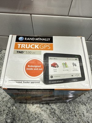 Rand McNally TND 530 LM Truck GPS 5'' Screen Maps WiFi Truck Tool - Open Box