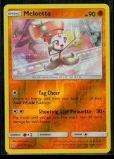 Pokemon Meloetta Reverse Holofoil SM11 SM - Unified Minds 123/236 LP R EN