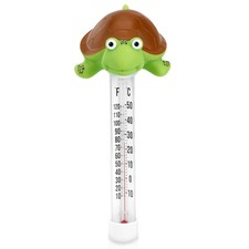Floating Pool Thermometer, Large Display with String Easy to Read, Turtle