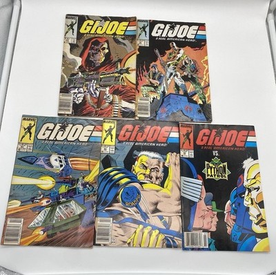 GI Joe Comic Lot 43 76 80 83 88 Newsstand Zeck