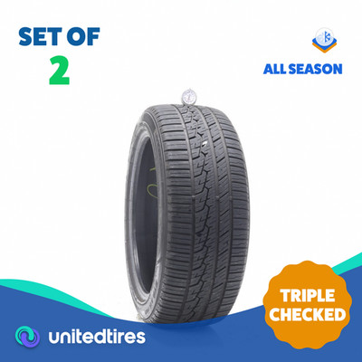 Set of (2) Used 245/45R19 Sumitomo HTR A/S P03 98W - 7.5/32