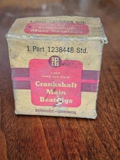 Nos 1238448 Std Crankshaft Main Bearings Pair Desoto Chrysler Dodge Trk 37-47 Nos 1238448 Std Crankshaft Main Bearings Pair Desoto Chrysler Dodge Trk 37-47