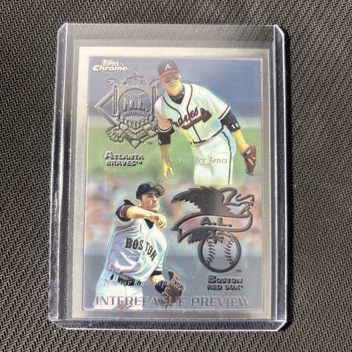 Nomar Garciaparra, Chipper Jones #481 — 1998 Topps Chrome Interleague Preview baseball card