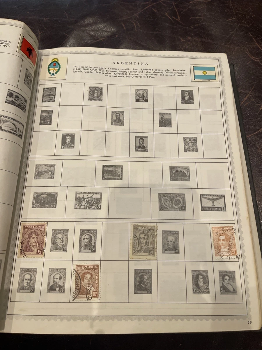 Minkus New World Stamp Album