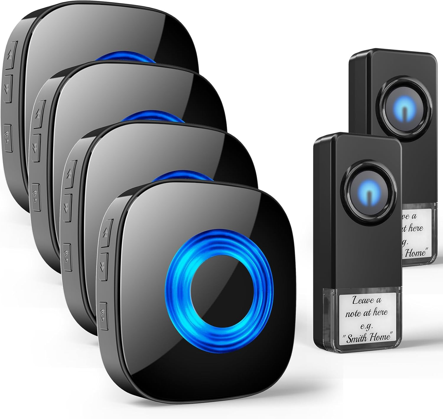 Campanello Wireless Impermeabile IP55 - Portata 400m e 55 Melodie