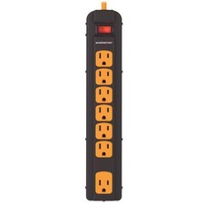 Monster Just Power It Up Surge Protector 7 Outlets 1080J Black 4ft Cord
