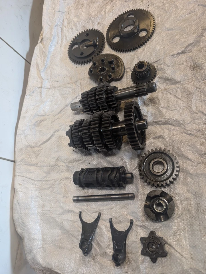 1989 Kawasaki vulcan 750 OEM ДВИГАТЕЛЬ ТРАНСМИССИЯ TRANNY GEARS R13.BX6 - Изображение 3 из 4
