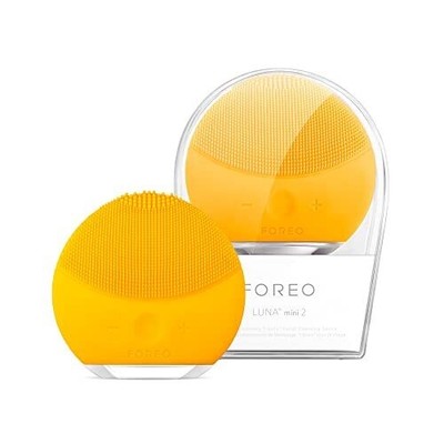 FOREO LUNA mini 2 Elektrische Gesichtsreinigungsbürste Silikon Sonnenblumengelb