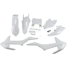 Cycra Plastic Body Kit - White for KTM 1CYC-9417-42