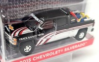 Greenlight 1/64 - Chevrolet Silverado 2015 Safety Truck Black Diecast Model Car