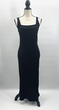 Wild Fable Large Bodycon Ribbed Dress Square Neck Stretch Minimalist Capsule