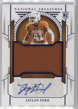 2024 Panini National Treasures Collegiate Blue 4/49 Jaylan Ford #71 Auto 3s8