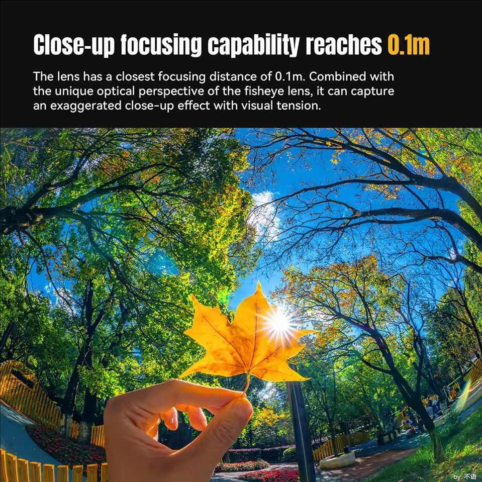 7artisans 6mm F2.0 APS-C 220° Ultra Wide Fisheye Lens fr E/ Z/ RF/ XF/ M43 Mount