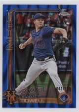 2025 Topps Chrome Update Blue Lava Refractor 41/150 Blade Tidwell #USC14 0rd2