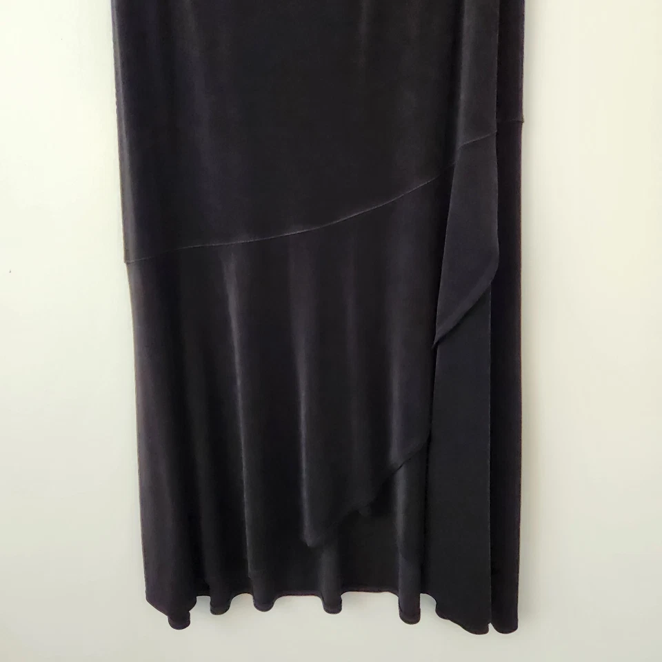 Falda Chicos Travelers para mujer 1 EE. UU. M negra ajustada tejida envolvente sintética vacaciones Foto 3 de 4