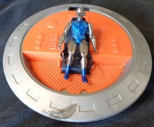 Vintage 1977 Zee Toys Zylmex Metal Man Radon Robot W/ Saucer / Spaceship Set