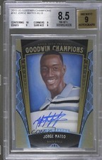 2015 Goodwin Champions Baseball Prospects Jorge Mateo #162 BGS 8.5 Auto 5wg