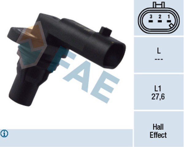 FAE Nockenwellensensor Hallgeber ZüNdimpulsgeber 79172 FüR Alfa 159 166 Lancia 2-image