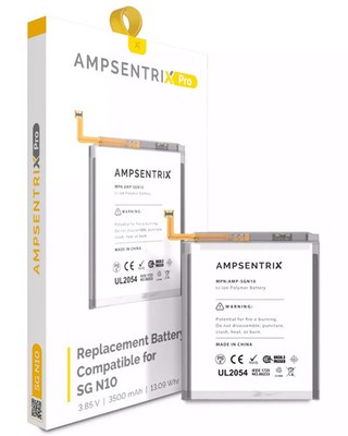 Samsung Galaxy Note 10 Battery AmpSentrix Pro High Capacity Replacement