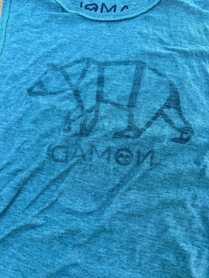 Camiseta sin mangas vintage Nomad BEAR L envejecida L A1 Foto 3 de 4