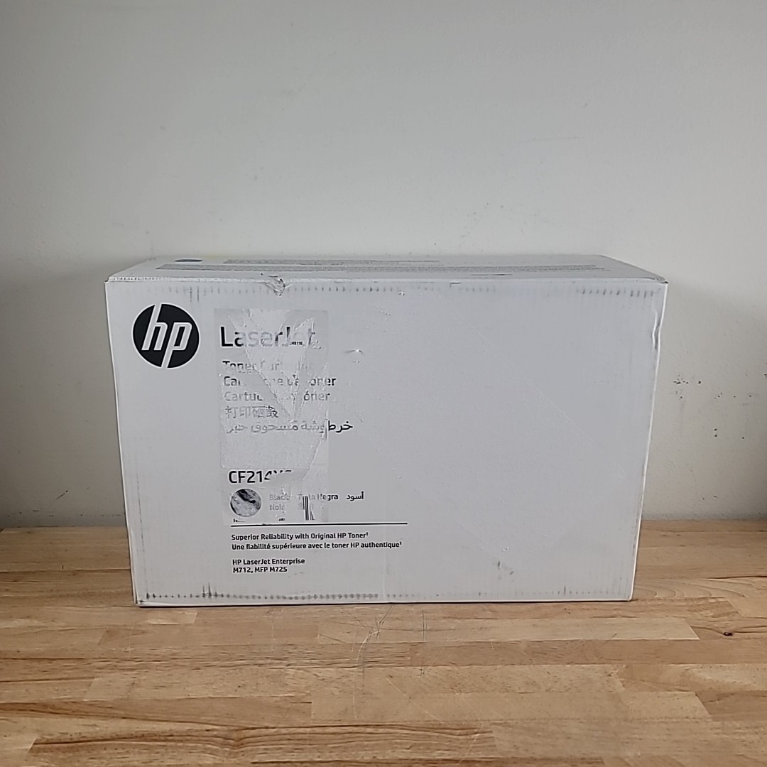 Genuine Hewlett Packard CF214XC Black Toner Cartridge New Sealed Stock #5