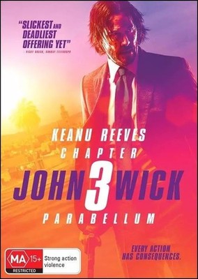 JOHN WICK Chapter 3 PARABELLUM (Keanu REEVES Halle BERRY Ian McSHANE) DVD NEW R4
