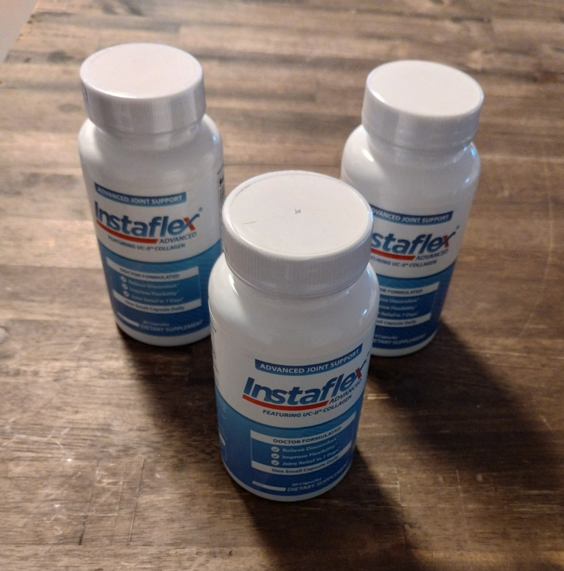 Lot of 3 Instaflex Advanced Joint Support Supplement 30 Capsules New 