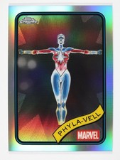 2025 Topps Chrome Marvel Comics Refractor Phyla-Vell #78