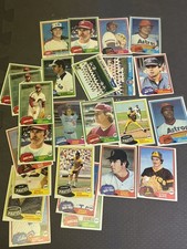 1981 Topps Baseball Card Lot - Tug McGraw, Sparky Lyle, Vida Blue, Joe Niekro