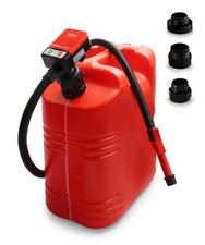FUELIO Fuel Transfer Pump Battery Powered Gas Pump For 5 Gallon Gas Can, 3.2GPM,