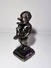 Antique old vintage collectible metal corkscrew brussels boy