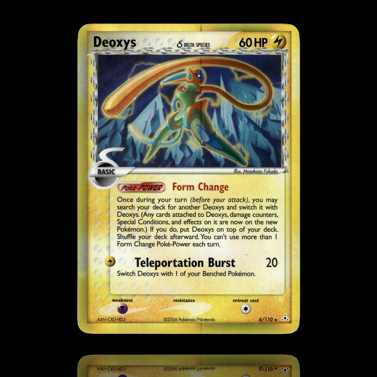7PSA10 デオキシス デルタ種 1ed 超希少 HOLON PHANTOMS ▸ Deoxys (Delta Species - Speed Forme) | Holon Phantoms | Holo