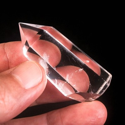 25g 49mm Clear Quartz Point Natural High Quality Crystal Tower Healing Stone
