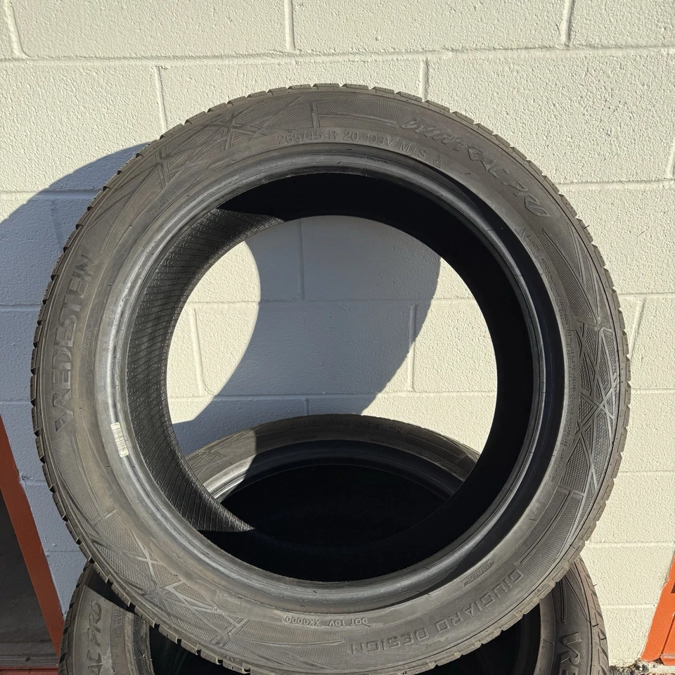 (2) 265/45R20 Vredestein Wintrac Pro - Tread (7.5/32) — 第 2/4 张图片