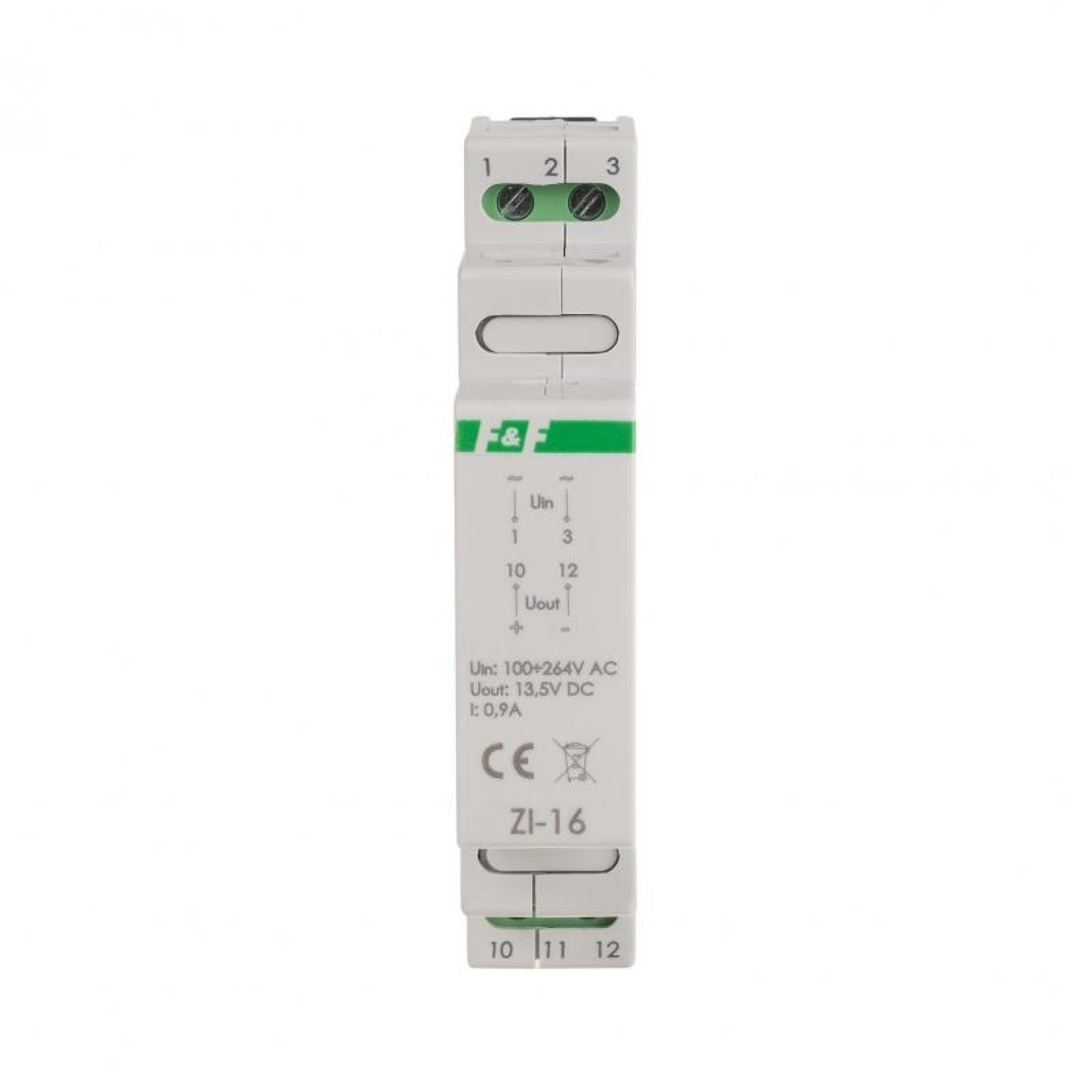 Switching Power Supply 100-264V AC, Output. 13.5V DC 0.9A ZI-16