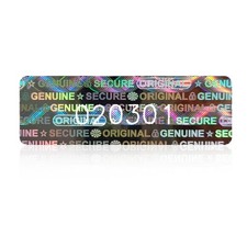 210pcs Tamper Proof Hologram Stickers Security Seal Genuine Warranty Void Lab...