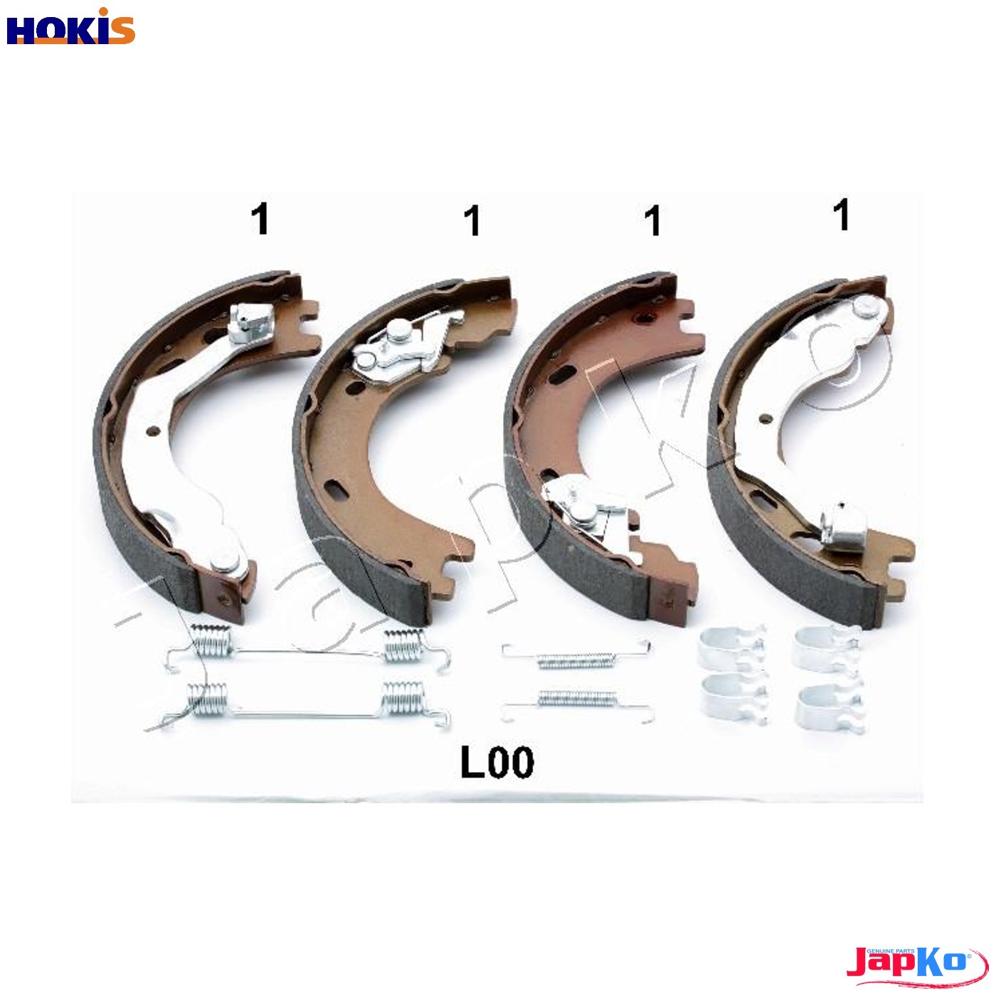 BRAKE SHOE SET PARKING BRAKE 55L00 FOR LAND ROVER LR3/III/SUV DISCOVERY 2.7L