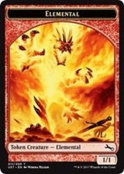 Elemental Token 011/020 Foil - Unstable