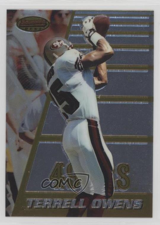 1996 Bowman's Best Terrell Owens #147 Rookie RC HOF