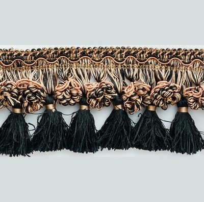 3 1/2 inch long Tassel Fringe trim for curtain lampshade - priced per yard